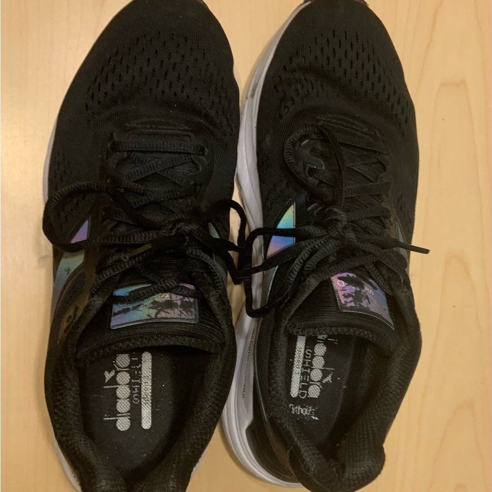 👟 Women’s Black Diadora Size 9 Tennis Shoes, Blu Shield D5000, Speed 3!!👟